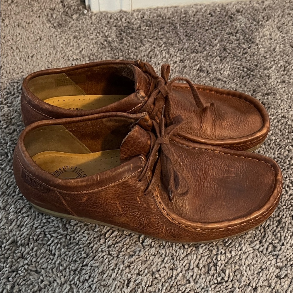 Clarks Original Leather WALLABEE Shoes 7